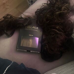 BELLAMI Professional Tape-In Extensions - Deep Brown